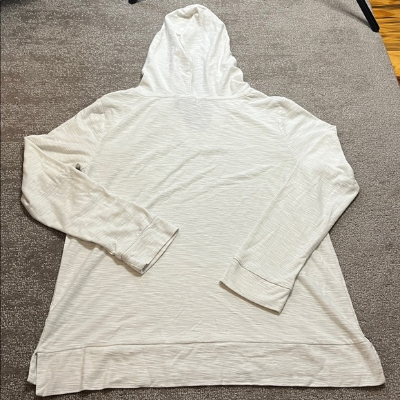 Free Fly Women’s Bamboo Blend Off-White Hoodie Size Small - Picture 7 of 7